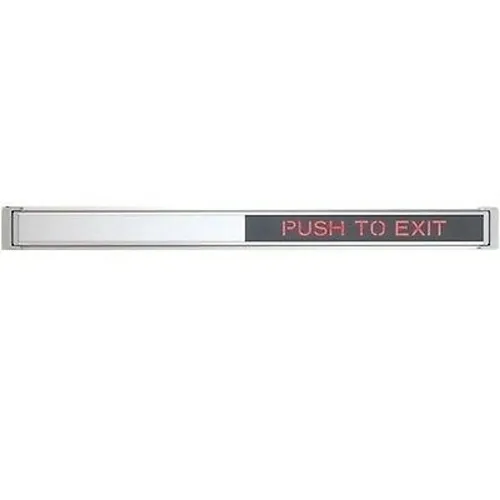 Locknetics 672-36"-628-RD-RHR-AR 672 Series Request to Exit TouchBar, Right Hand