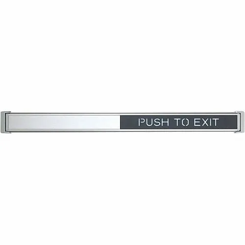 Schlage 672 42 313 RD TouchBar Request-to-Exit Device, Red Lettering, Dark Bronze Anodized Aluminum, 42"