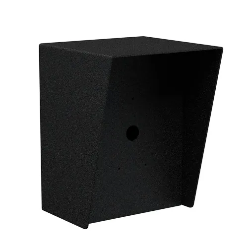 Pedestal Pro 68HOU-PAXT-01-CRS Access Control Housing, Black Steel, 6" x 8", Portrait Orientation