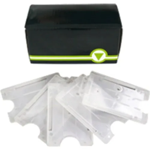 Paxton 696-400-US ISO Card Holder, Clear, 5-Pack