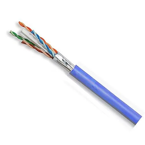 Superior Essex 6A-272-2B 10Gain CAT6A Plenum Cable, 23/4 Solid BC, CMP, 1000' (304.8m) Reel, Blue