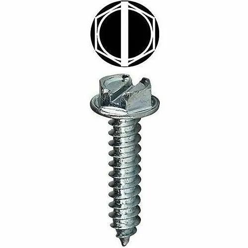 Dottie 6HX #6 Sheet Metal Screw Kit, Hex and Slotted, High Definition