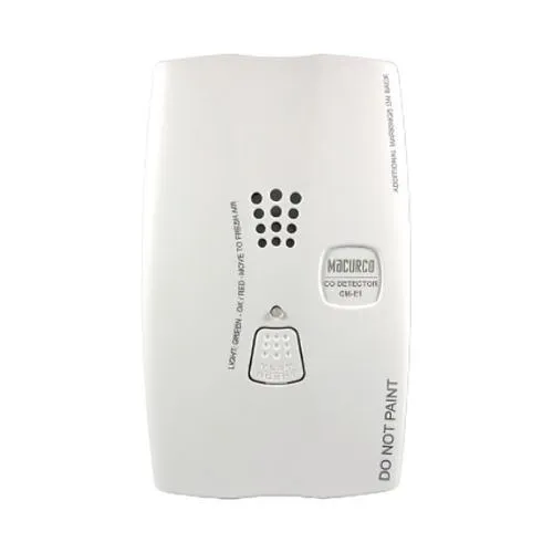 Macurco CM-E1 Security Series Carbon Monoxide CO Gas Detector, 9-32VDC, Residential/Light Commercial