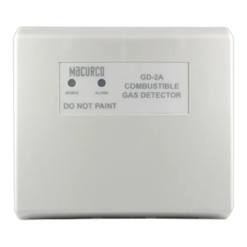 Macurco GD-2A Security Series Combustible/Heating Gas Detector, Natural Gas (NG) or Propane (LP), 12-24V AC/VDC