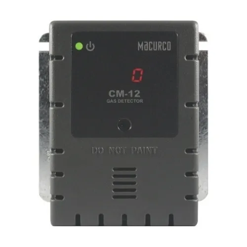 Macurco CM-12 12 Series Carbon Monoxide CO Fixed Gas Detector, 100-240VAC, Grey