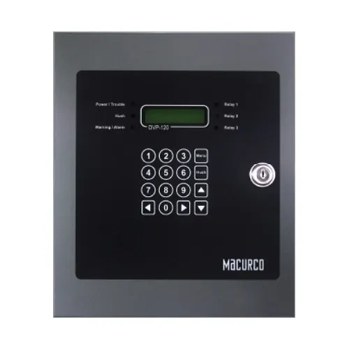 Macurco DVP-120M Detection Ventilation Control Panel, Digital Sensor Connections (RS-485) 12 Analog (4-20mA) Sensor Connections
