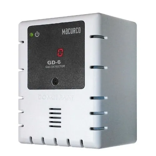 Macurco 70-2900-0037-8 6 Series Combustible Gas Fixed Gas Detector, Propane (LP) Methane (NG) Hydrogen (H2), 12-24VAC/12-32VDC, White