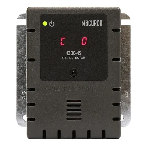 Macurco CX-6-CO Carbon Monoxide Monitor, Low Voltage, 12/24VAC or 12/32VDC