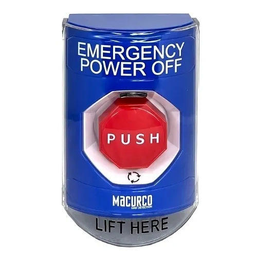 Macurco 70-2900-0586-0 Emergency Power Off Button, Calibration Gas, Optional LED 121-24V