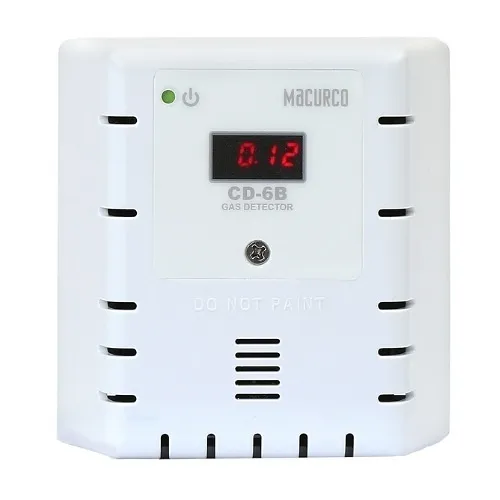 Macurco CD-6B Series Carbon Dioxide CO2 Fixed Gas Detector, 12-24V, White