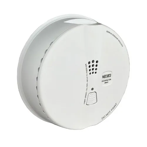 Macurco CM-E1R Carbon Monoxide CO Round Housing Gas Detector with Base, 9-32VDC, Residential/Light Commercial