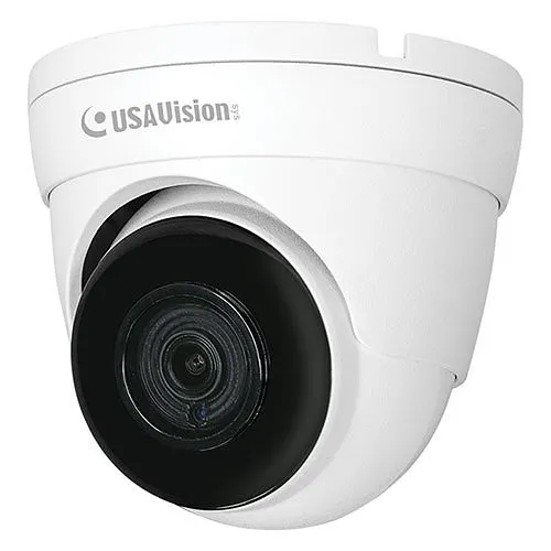 GeoVision UA-CR200F2 USAVision 2MP Super Low Lux WDR IR Turret Analog Camera, 2.8mm Lens, White