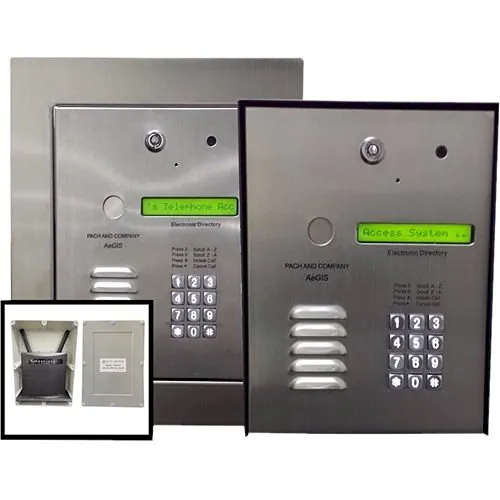 Pach & Co 7000C AeGIS 250-Tenant 4G LTE Wirelss Cellular Telephone Entry System, Surface Mount