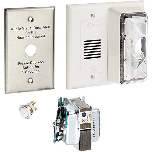 Edwards Signaling Hotel Room Annunciator Kit, Blue, 24VDC, 0.125A; 24VAC 50/60Hz, 0.175A
