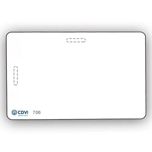 CDVI 706PCK25 ISO Card for PosiProx/Pin/Xtend, 25-Pack