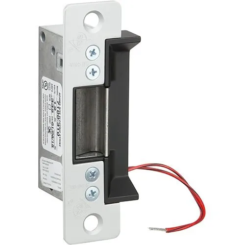 Adams Rite 7100-440-313-00 7100 Electric Strike, Flat Faceplate, 12VAC, Standard, Fail Secure with 1-1/16" Lip Dark Bronze Anodized