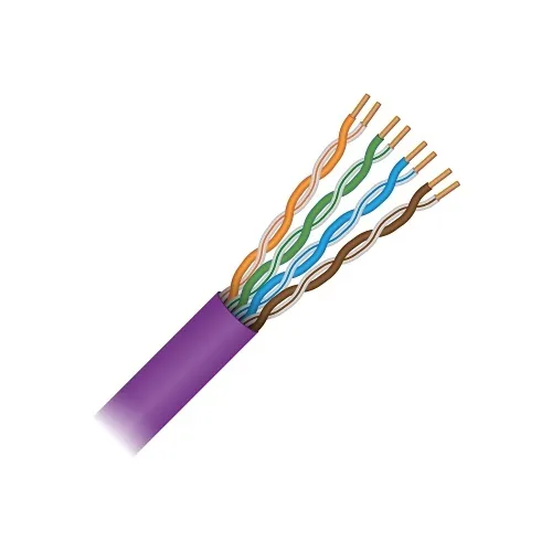 Paige 710636PR 23/4Pair Solid, CAT6, Plenum Cable, Purple Jacket, 1000' Box