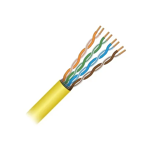 Paige 710636YW 23/4Pair Solid, CAT6, Plenum Cable, Yellow Jacket, 1000' Box