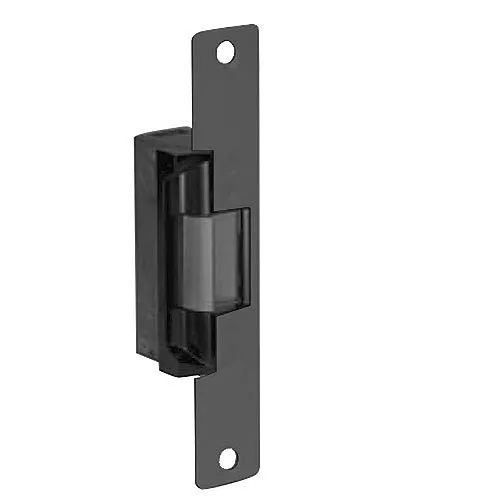 Adams Rite 7131-510-335-00 7131 Electric Strike, Radius Faceplate 24VDC, Standard, Fail Secure with 1-1/16" Lip, Black Anodized