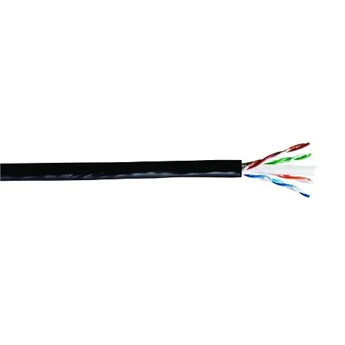 Prysmian 7136100 GS6CAT6 UTP Outdoor RL Cable, 1000' (304.8m), Black
