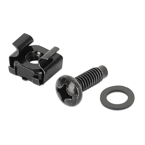 Intellinet 715157 12-24 Rack Screws / Cage Nut Set, 50-Jar