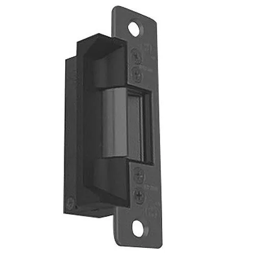 Adams Rite 7160-310-335-00 7160 Electric Strike 12VDC, Standard, Fail Secure with 1-1/16" Lip, for Aluminum Jambs, Black Anodized