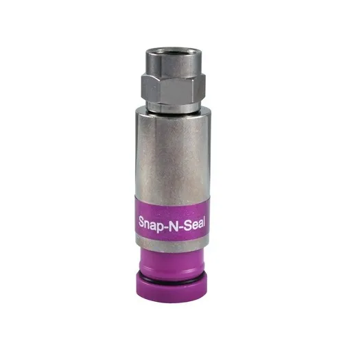 Belden 716SNS1P11HQ-25 ProSNS RG-11 Universal "F" Coax Compression Connector, 7/16" Hex Head, 25-Piece