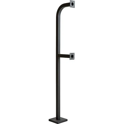 Pedestal Pro 72-9c-Dsp Mounting Pedestal for Card Reader, Intercom System, Keypad, Biometric Reader, Telephone Entry System, Housing, Access Control System, Push Button, Camera Black Wrinkle