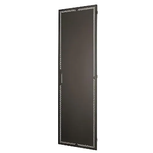 Great Lakes 7204E-24-B Perimeter Vented Solid Door, 72" H x 24" W, Black