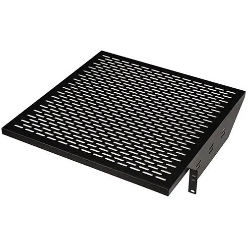 Great Lakes 7206-EIA Stationary Shelf for 19" Mounting, RMU, Black
