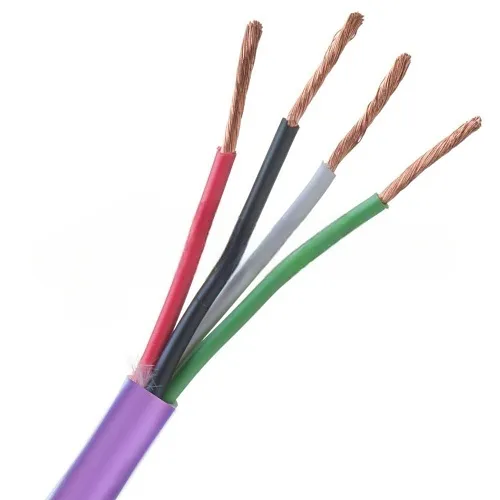 Remee 725224M1V 22/4 Stranded Plenum Unshielded Security Cable, 1000' (304.8m) Reel, Purple