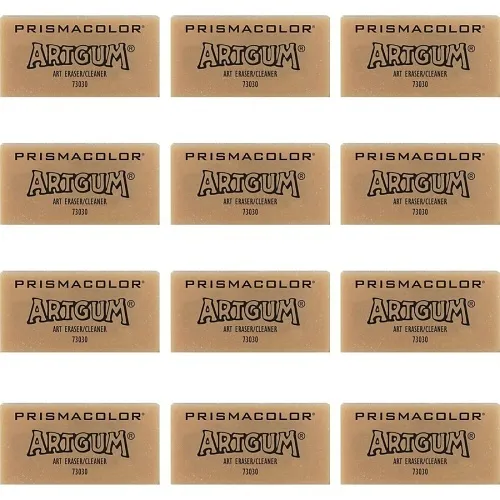 Prismacolor 73030 Premier ArtGum Eraser, 24-Pack