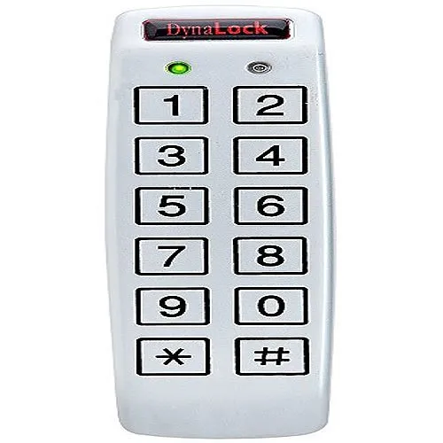 DynaLock 7350 7400 Series Stand Along Digital Keypad, Single Gang, 3x4 Matrix Keypad, Metal