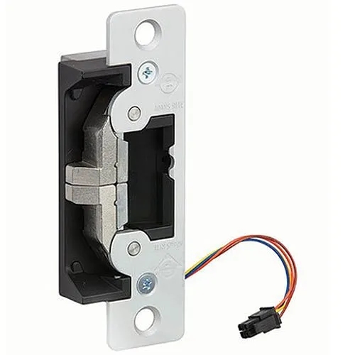 Adams Rite 7401M130 7401M 7400 Series UltraLine Electric Strike, Monitored, Radius Faceplate, to Match Clear Anodized