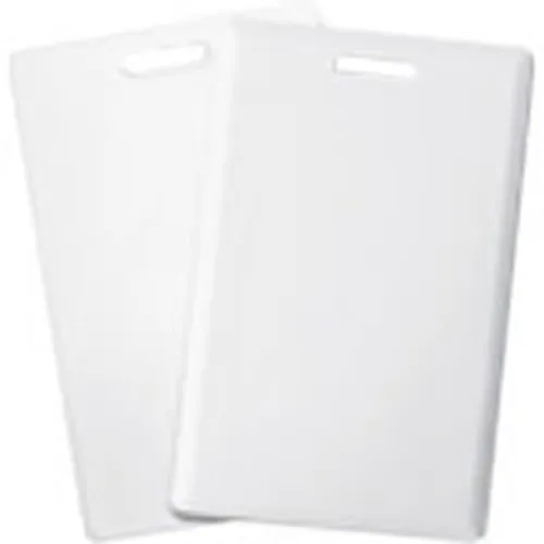 Schlage 7410 Proximity Clamshell Card with Vertical Slot Punch, 125kHz, 100-Pack