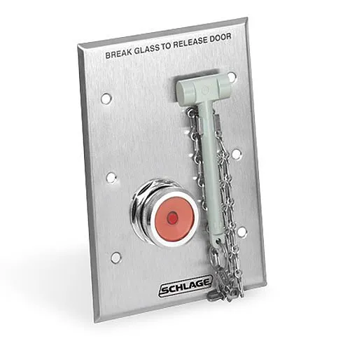 Locknetics 742 Emergency Break Glass Release with Alarm