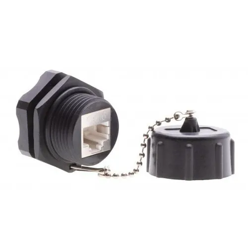 Platinum Tools 745-1 Weatherproof Keystone Jack, Black