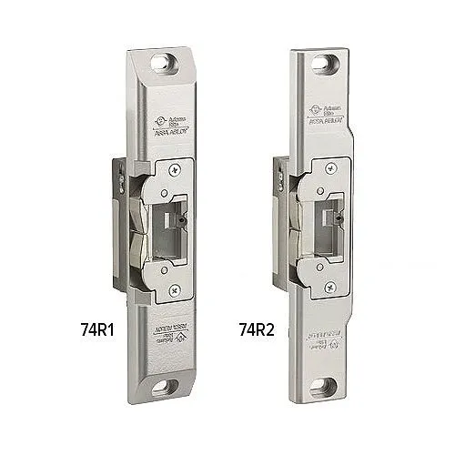 Adams Rite 74R1-130 74R1 UltraLine Electric Strike, for Rim Exit Devices will Pullman Latch Bolts, to Match Clear Anodized