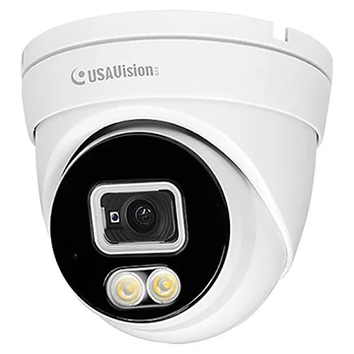 GeoVision UA-R580F2 USAVision AI 5MP Full Color Super Low Lux WDR Pro IR Turret Dome, 2.8mm Lens, White (Replaces GV-UAR400)