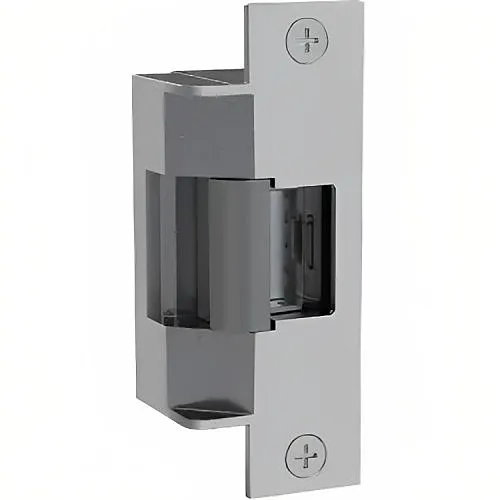 HES 7501-630 7501 Series Grade 1, Fire-Rated Universal Electric Strike with Faceplate for Cylindrical Locksets, Satin Stainless Steel