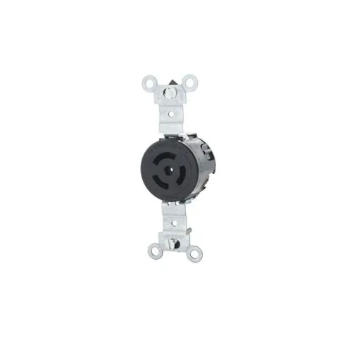 Leviton 7582-G Receptacle Lock, 2-Pole, 3-Wire, Non-NEMA, 15A, 125V