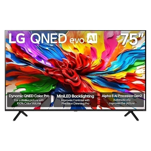 LG 75QNED92AUA 75" Class QNED92A Series QNED evo AI 4K Smart TV 2025