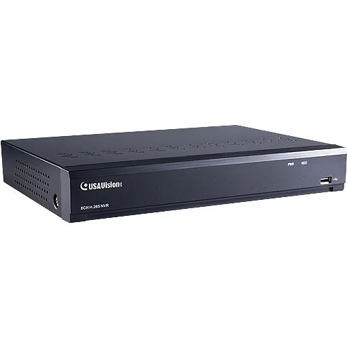 GeoVision UA-SNVRL810-P USAVision 4K 8-Channel H.265, H.264 PoE 1-Bay Linux Based Standalone NVR, No HDD Included