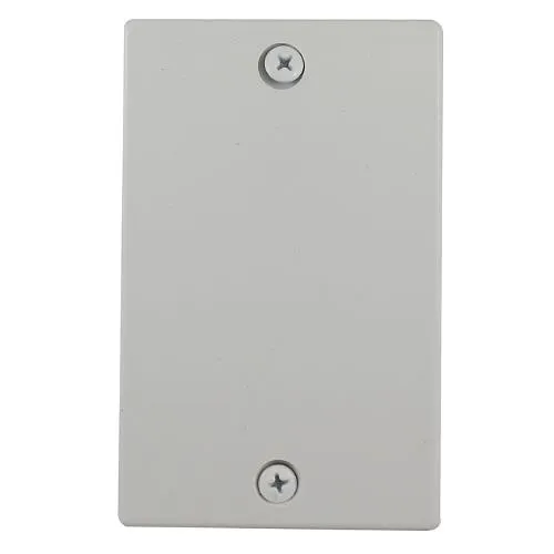 Trovac 765585WVR Standard Cover Plate, White