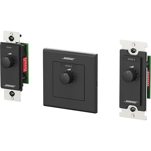 Bose Professional Control Center CC-1 Zone Volume Controller for FreeSpace, PowerShare, and ControlSpace, Black