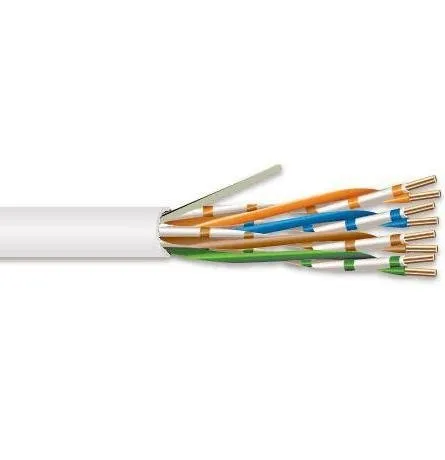 Superior Essex 77-240-4B CAT6 Plenum Cable, 23/4 Solid AC, CMP, 1000' (304.8m), POP Box, White