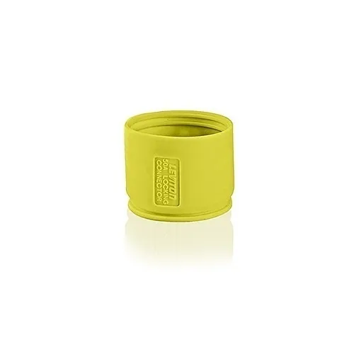 Leviton 7717CR-Y Boot for Locking Connector, 50A, Yellow