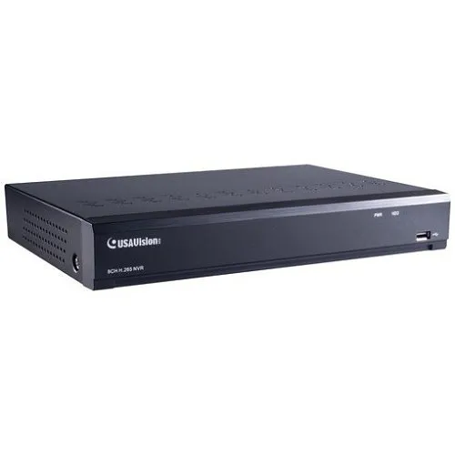 GeoVision UA-SNVRL810R200-2TB Bundle Kit (1) UA-SNVRL810 USAVision 8-Channel NVR, 2TB HDD, Black (6) GV-R200 Turret Cameras, White