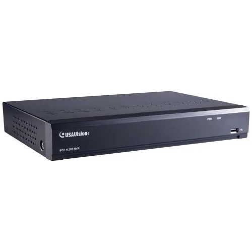 GeoVision UA-SNVRL810R560-2TB Bundle Kit (1) UA-SNVRL810-P USAVision 8-Channel NVR, 2TB HDD, Black (6) GV-R560 5MP Turret IP Camera, White