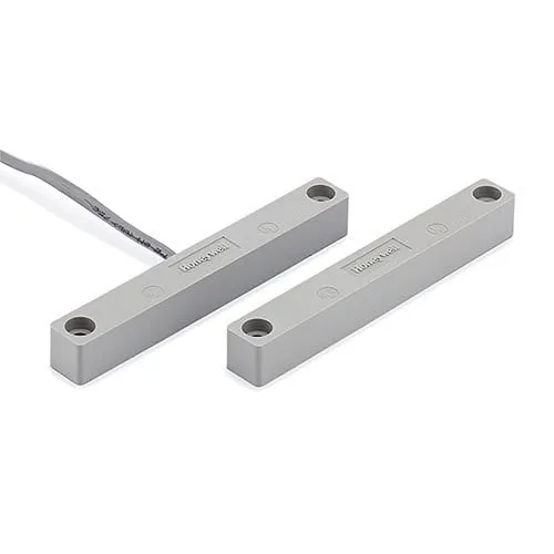 Honeywell Home 7945GY XTP Surface Mount Magnetic Contact with 6' Leads and Surge Protection, 2-1/2" Wide Gap, Gray